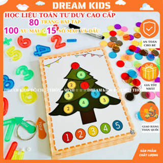 Bộ Học Liệu Học Toán Học Tư Duy Cao Cấp Paico Kindergarten Math Workboob Paico Phát Triển Trí Não Cho Trẻ 3+