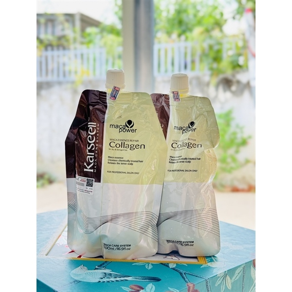 Dầu Hấp Tóc Collagen Karseell maca 500ml