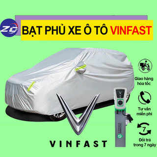 Bạt trùm phủ xe ô tô điện Vinfast vf e34 vf3 vf5 vf6 vf7 vf8 vf9 vải dù oxford cao cấp áo che phủ xe hơi chống nắng mưa