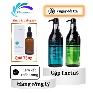 Cặp dầu gội xả KAFEN 800ml xanh phục hồi tóc khô xơ hư tổn phục hồi tóc hư tổn tóc nát tóc yếu