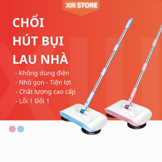 Chổi quét nhà thông minh, chổi hút bụi lau nhà, chổi quét bụi inox xoay 360 độ, dọn dẹp nhà cửa tiện lợi