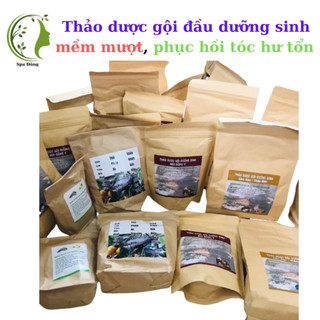 Thảo dược gội đầu dưỡng sinh gội 20 đến 60 đầu mềm mượt tóc, phục hồi tóc hư tổn