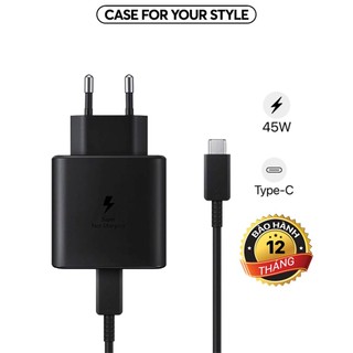 Bộ sạc nhanh PD 45W dành cho điện thoại Samsung.