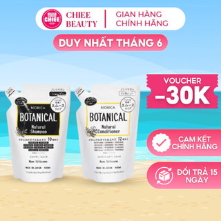 Combo gội xả hatomugi botanical nội địa nhật - giảm rụng, làm phồng tóc, kiềm dầu
