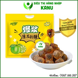 [HOT] Kẹo ô mai xí muội chanh muối/ chanh gừng có nhân Kehaomai 208g, omai ăn vặt ngon rẻ