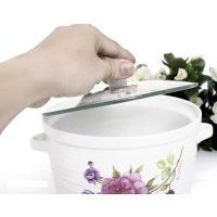 ÂU SỨ ĐỰNG CƠM CANH CÓ NẮP KÍNH