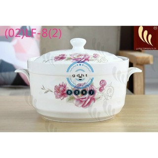 ÂU SỨ ĐỰNG CƠM CANH CÓ NẮP KÍNH
