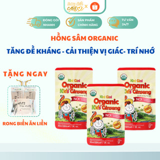 Hồng Sâm Organic Hỗ Trợ Phát Triển Trí Não, Tăng Chiều Cao, Nâng Cao Sức Đề Kháng Cho Bé Hương Chất Care
