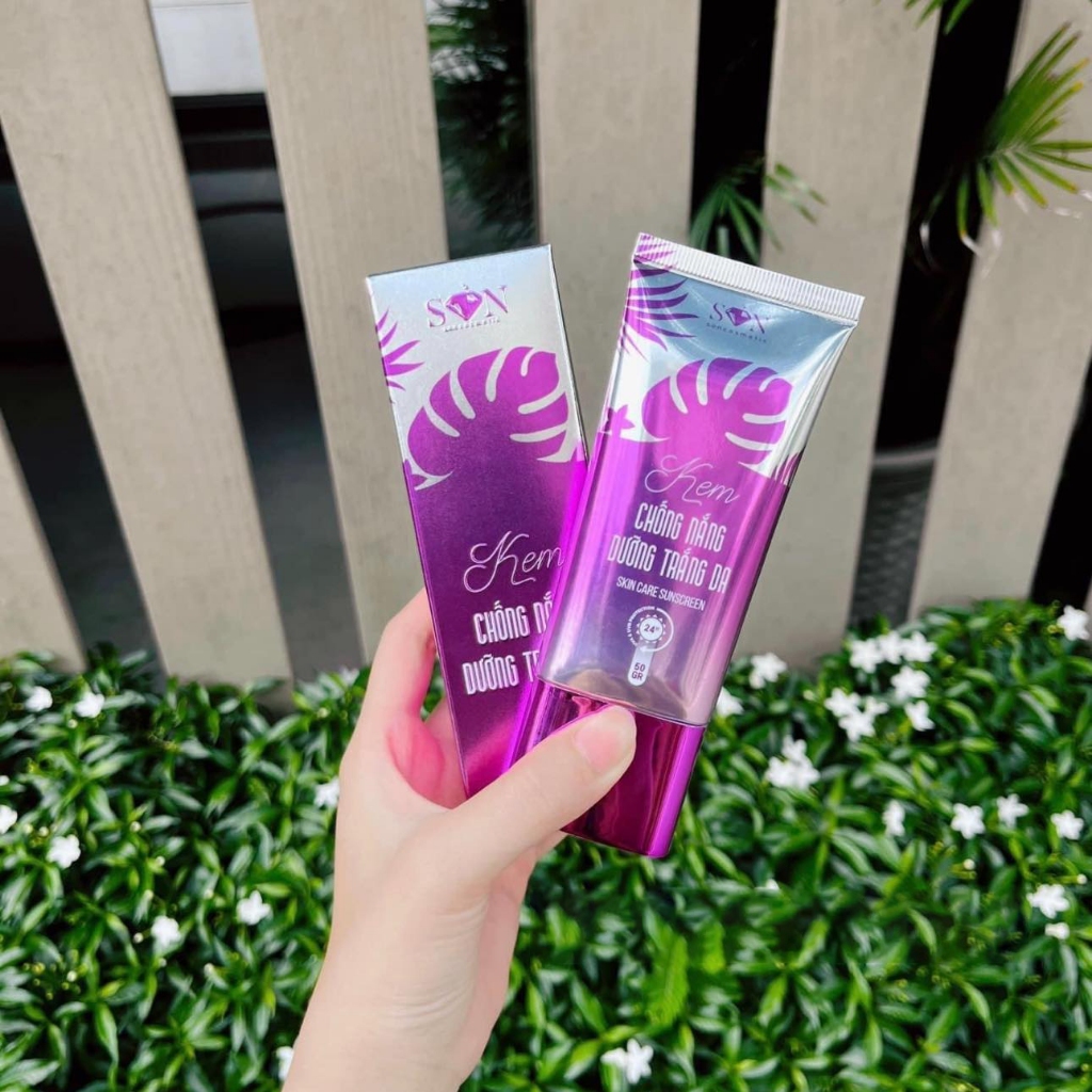 [Chính Hãng] Kem Chống Nắng Son Cosmetic Dưỡng Trắng Da 50g