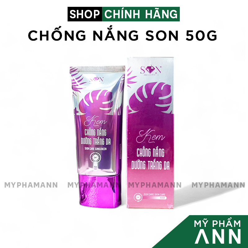 [Chính Hãng] Kem Chống Nắng Son Cosmetic Dưỡng Trắng Da 50g