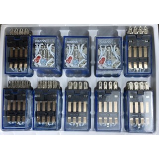 Rơ le trung gian 14 chân my4n-j, điện áp 220vac, 24vdc