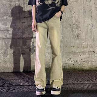 Quần jean nam ống loe B9 Lavender hàn quốc cá tính dày dặn co giãn tốt- quần bò nam cao cấp