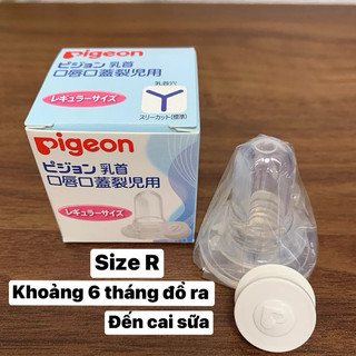 Núm bình sữa chuyên dụng cho bé size R( Hàng nội địa Nhật)