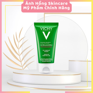 Vichy Sữa Rửa Mặt Dạng Gel Giúp Làm Sạch Sâu Và Giảm Bã Nhờn Trên Da Normaderm Phytosolution Intensive 50ml
