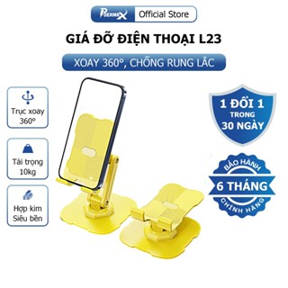 Giá đỡ điện thoại POERMAX L23 hợp kim chắc chắn có thể xoay tròn