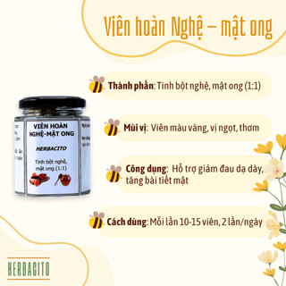 Viên hoàn nghệ - mật ong