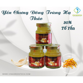 Tổ yến chưng đường phèn đông trùng hạ thảo Vinagreennest