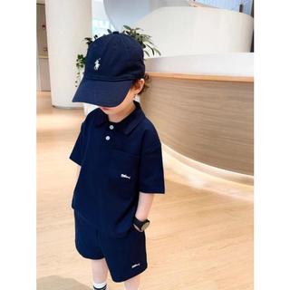 (Mua 2 Bộ Bất Kỳ Tặng Kính) Bộ Polo Qc Thêu Hình Cá Mập Chất Vải Thông Hơi 3 Màu Cho Bé Đi Hoc Đi Chơi Cực Phong Cách