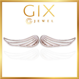 Bông tai bạc đôi cánh thiên thần sang trọng Gix Jewel bảo hành trọn đời SPGBT02