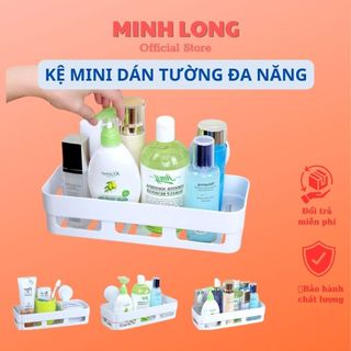 [FREESHIP❤️] KỆ NHỰA NHÀ TẮM , NHÀ BẾP MINI TREO TƯỜNG ĐA NĂNG