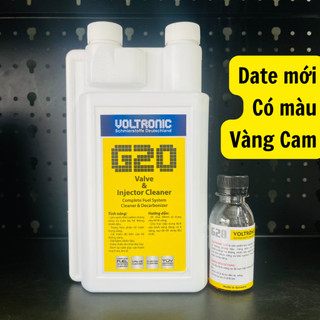 [CHÍNH HÃNG] Phụ gia xăng, Vệ sinh kim phun, buồng đốt VOLTRONIC G20 1L