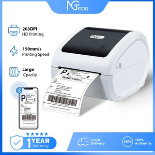 Máy in Vận đơn A6 Bluetooth USB Vận chuyển Vận đơn Nhãn Máy in Ứng dụng cho iOS/PC In nhãn dán nhiệt