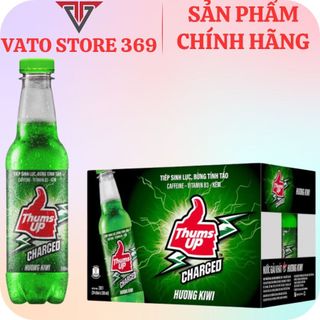 Nước tăng lực có ga THUMS UP charged kiwi chai 330ml