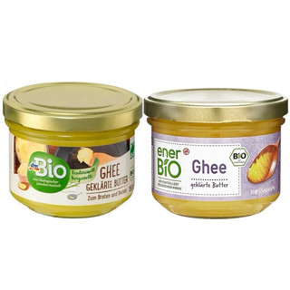 Bơ ghee hữu cơ ener bio và dm bio đức 180g