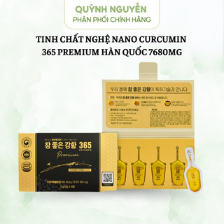 Tinh chất Nghệ Nano Curcumin 365 Premium Hàn Quốc 7680mg mẫu mới (32 Tuýp/Hộp)