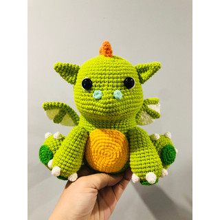 Thú len handmade - Rồng con ngáo ngơ