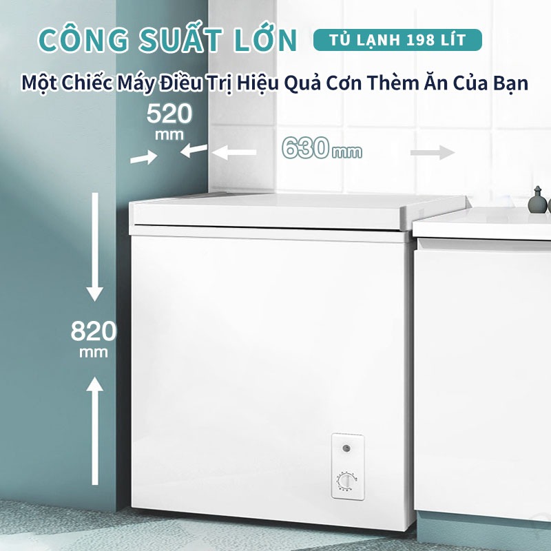 Tủ đông mini gia đình tiết kiệm điện [ 42L ] dùng trữ sữa - để Kem nội địa Trung nhập khẩu