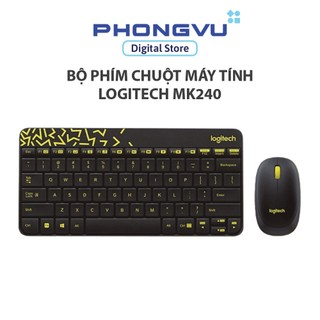 Bàn phím+Chuột máy tính Logitech MK240 - Bảo hành 36 tháng