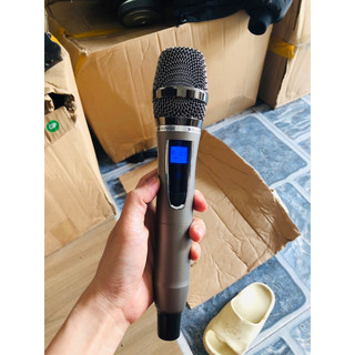 Mic kim loại , UHF cao cấp kim loại toàn thân cho loa kéo