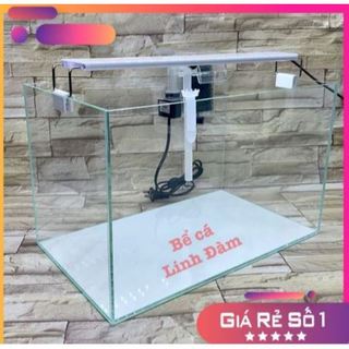 Bể cá cảnh thủy sinh kính siêu trong 5 mặt 6035cm