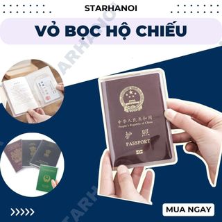 Vỏ bọc đựng hộ chiếu Bao Passport PVC trong F222SP1