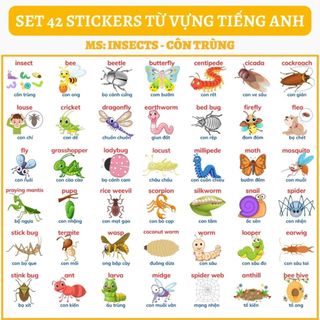 🔥SET 42 STICKERS - CHỦ ĐỀ ANIMALS ĐỘNG VẬT🔥