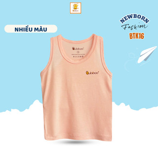 Áo ba lỗ bé trai babiboo áo ba lỗ sơ sinh viscose sợi gỗ mềm mịn mát btk16
