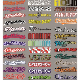 [Hình ủi, hình ép nhiệt] Logo hình chữ đẹp ủi ngực áo đủ size P1