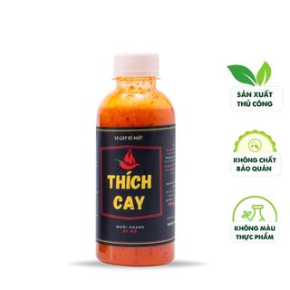 Nước chấm đỏ Thích Cay, tương chấm thịt nướng, đồ nướng, chấm ăn lẩu, nước chấm ớt hiểm cay