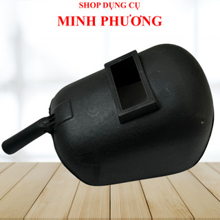 Mặt nạ hàn cầm tay, mo hàn cầm tay chuyên dụng cho thợ hàn bảo vệ mặt, cổ