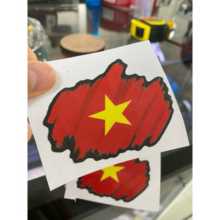 Tem lá cờ Việt Nam ( dán xe,dán điện thoại,laptop...)
