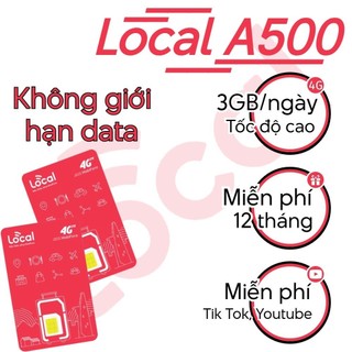 Sim mobifone local tốc độ cao 12a500 không giới hạn data vào mạng dùng trọn gói 1 năm