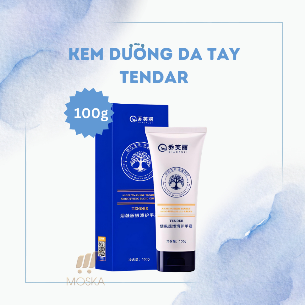 Kem Dưỡng Ẩm Da Tay TENDER Da Tay Mềm Mịn, Trắng Sáng, Mờ Thâm Sạm 100g| Moska Shop