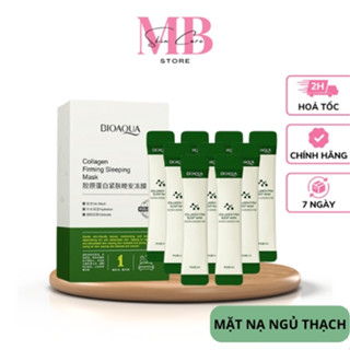 Mặt Nạ Ngủ Thạch Bioaqua, Yanjiayi (1 gói) 4ml Collagen Firming Sleeping Mask Dưỡng Ẩm, Bổ Sung Collagen, Căng Bóng