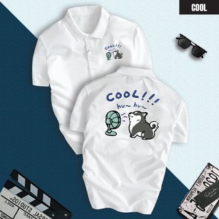 Áo Thun Polo Nam Nữ Unisex COOL DOG Chất CVC Cao Cấp Thiết Kế Dễ Thương Trẻ Trung
