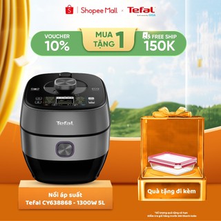 Nồi áp suất tefal smart pro ih multicooker cy638868 - 1300w, 5l