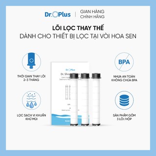 Bộ 3 Lõi Lọc Sediment ARIZE Doctor Oplus Dùng Cho Vòi Sen Doctor Shower