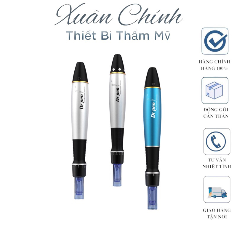 [ Dr.Pen Tích điện & Không Tích điện ] Máy phi kim , cấy phấn, cấy tảo Dr.pen A1