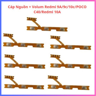 Cáp nguon +volum xiaomi redmi 9a/9c/10c/poco c40/redmi 10a