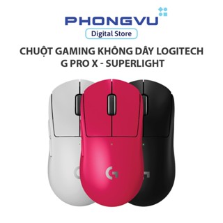   Ver 2025 - Size nhỏ của SPL2  Chuột không dây gaming Logitech G Pro X - SuperLight - Bảo hành 24 tháng 